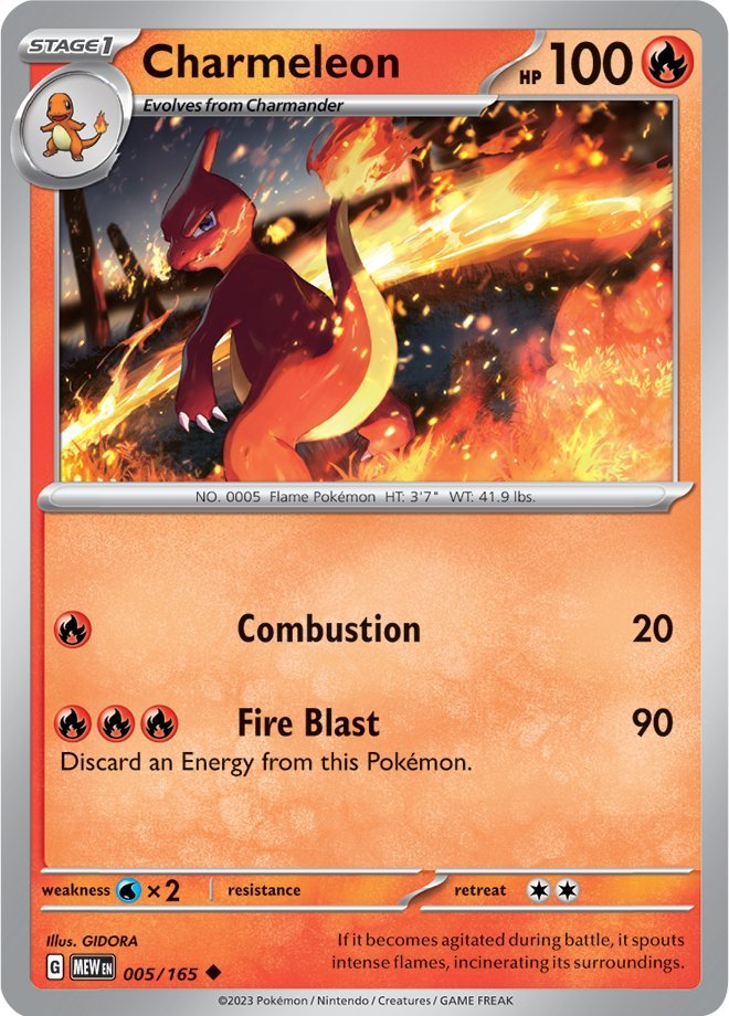 Charmeleon (005/165) [Scarlet & Violet: 151] | Exor Games Bridgewater