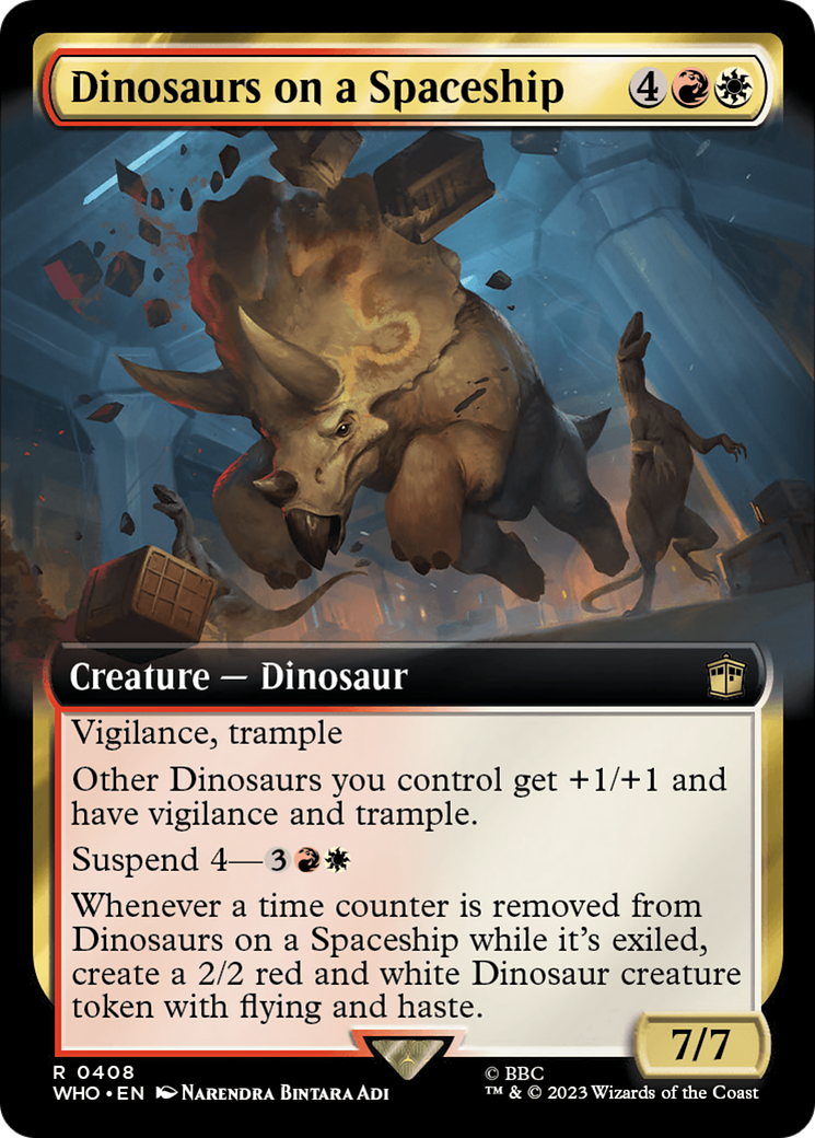 Dinosaurs on a Spaceship (Extended Art) [Doctor Who] | Exor Games Bridgewater