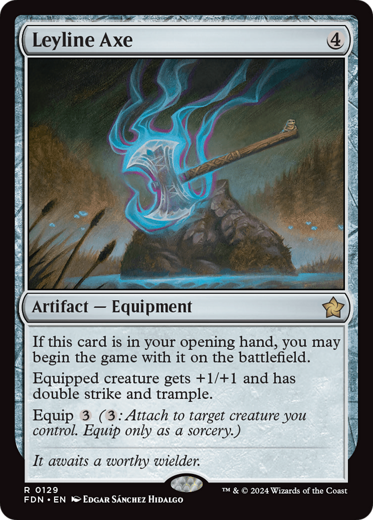 Leyline Axe [Foundations] | Exor Games Bridgewater