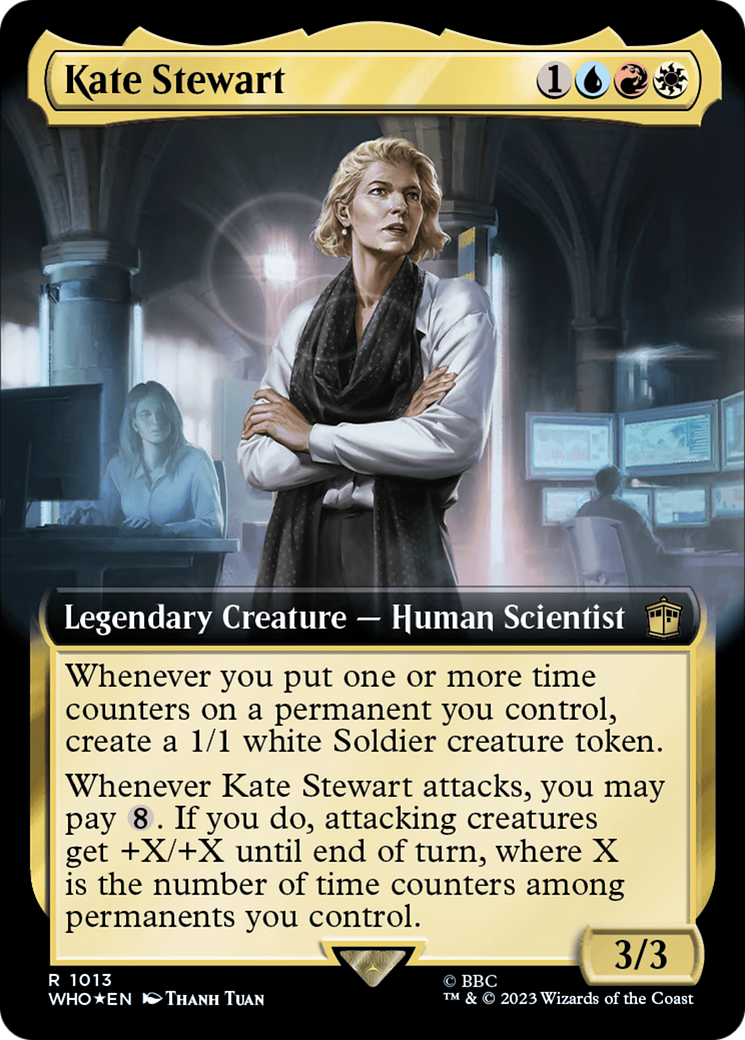 Kate Stewart (Extended Art) (Surge Foil) [Doctor Who] | Exor Games Bridgewater