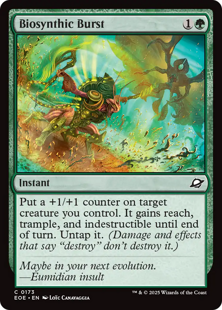 Biosynthic Burst [Edge of Eternities] | Exor Games Bridgewater