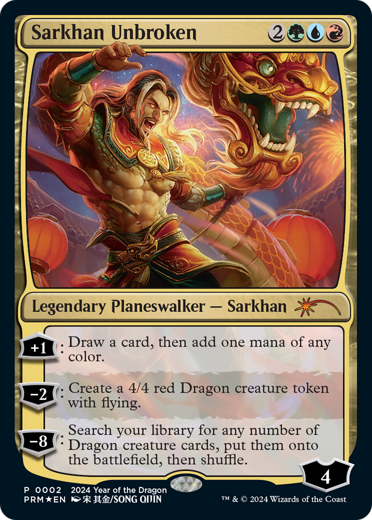 Sarkhan Unbroken (Year of the Dragon 2024) [Standard Showdown Promos] | Exor Games Bridgewater