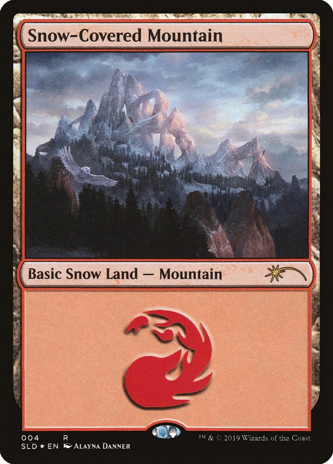 Snow-Covered Mountain (004) [Secret Lair Drop Series] | Exor Games Bridgewater