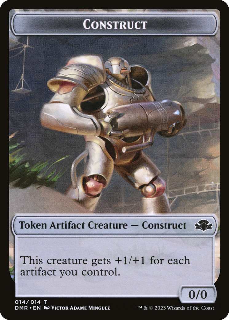 Construct Token [Dominaria Remastered Tokens] | Exor Games Bridgewater