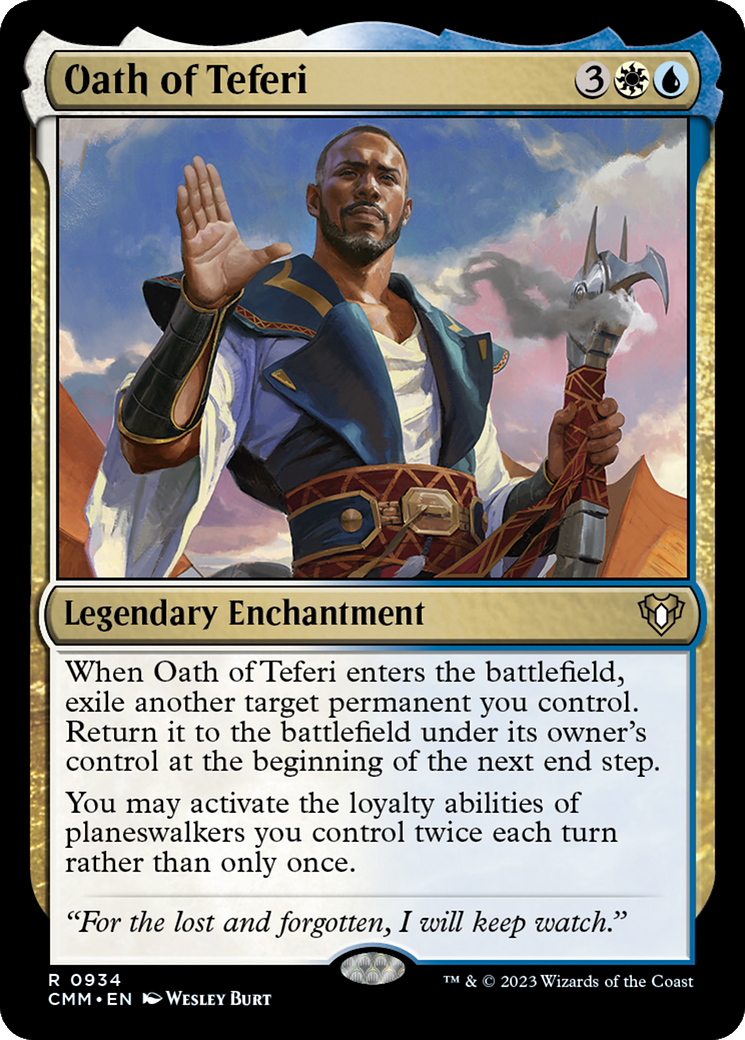 Oath of Teferi [Commander Masters] | Exor Games Bridgewater