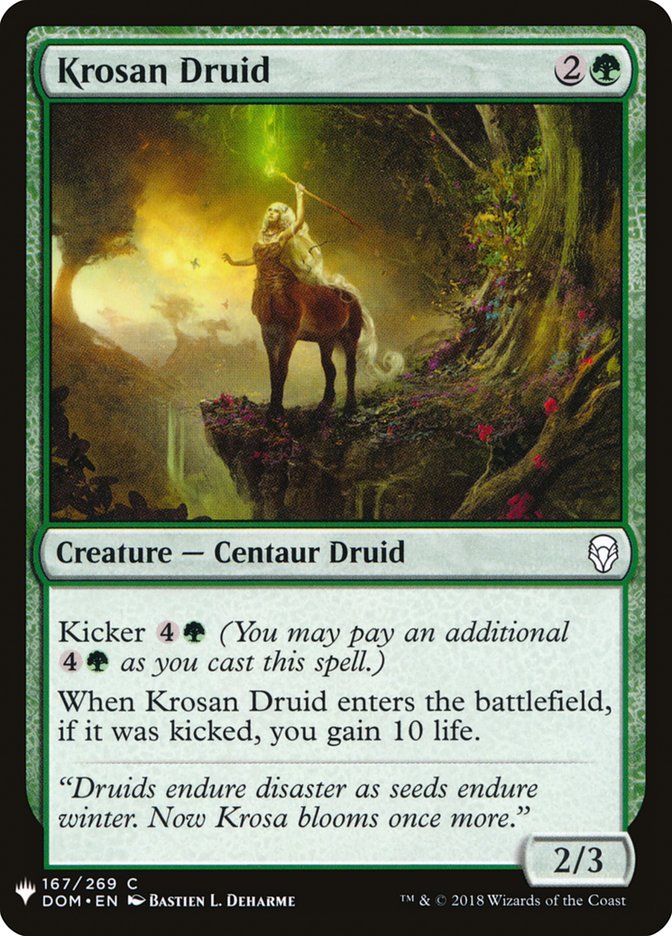 Krosan Druid [Mystery Booster] | Exor Games Bridgewater