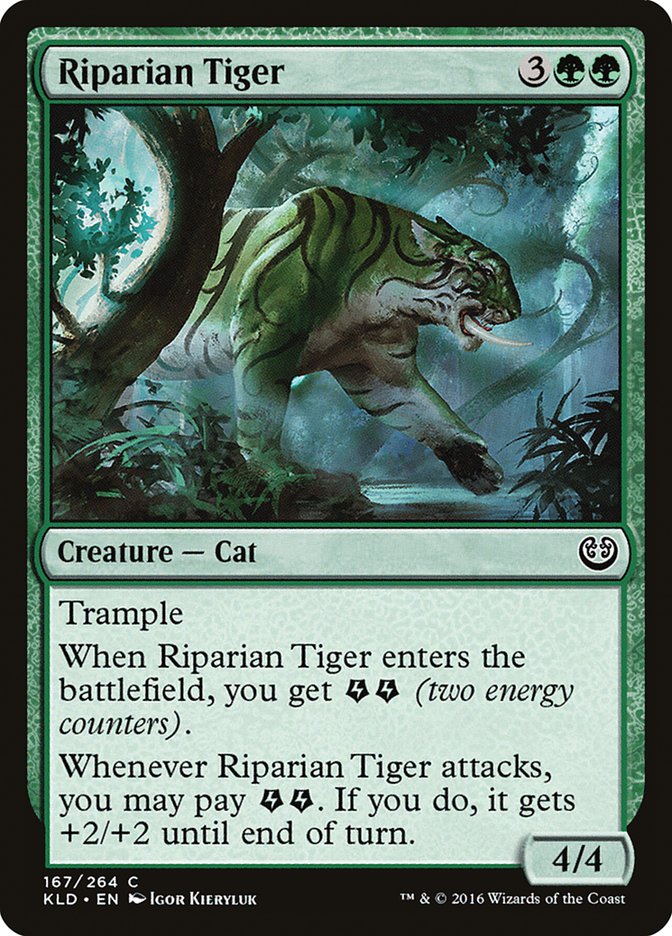 Riparian Tiger [Kaladesh] | Exor Games Bridgewater