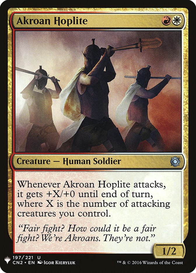Akroan Hoplite [Mystery Booster] | Exor Games Bridgewater