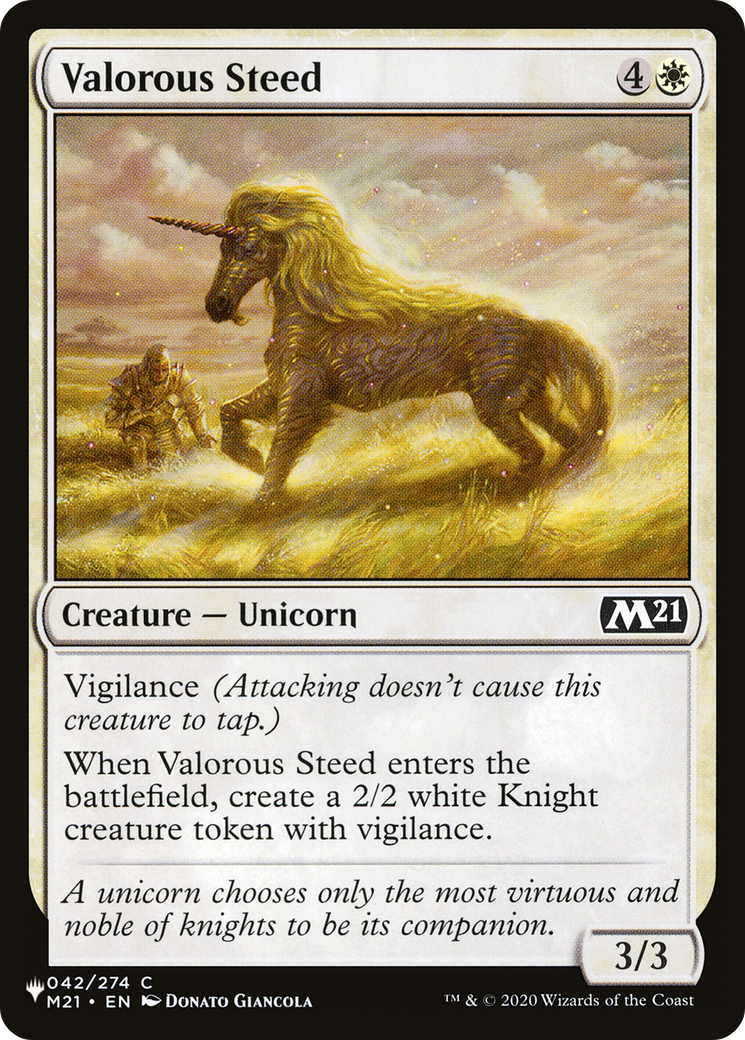 Valorous Steed [The List Reprints] | Exor Games Bridgewater