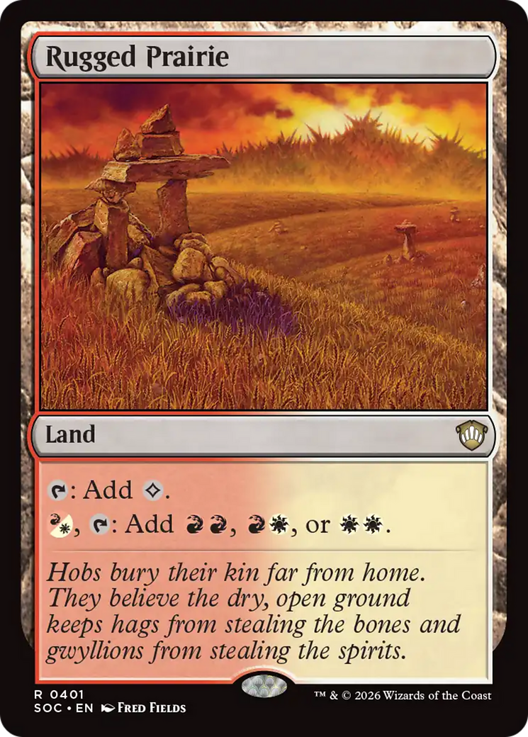 Rugged Prairie [Secrets of Strixhaven Commander] | Exor Games Bridgewater