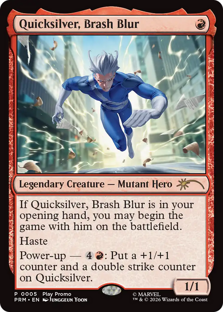 Quicksilver, Brash Blur [Standard Showdown Promos] | Exor Games Bridgewater