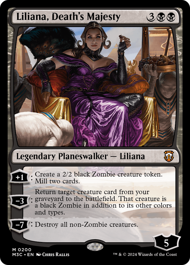 Liliana, Death's Majesty (Ripple Foil) [Modern Horizons 3 Commander] | Exor Games Bridgewater