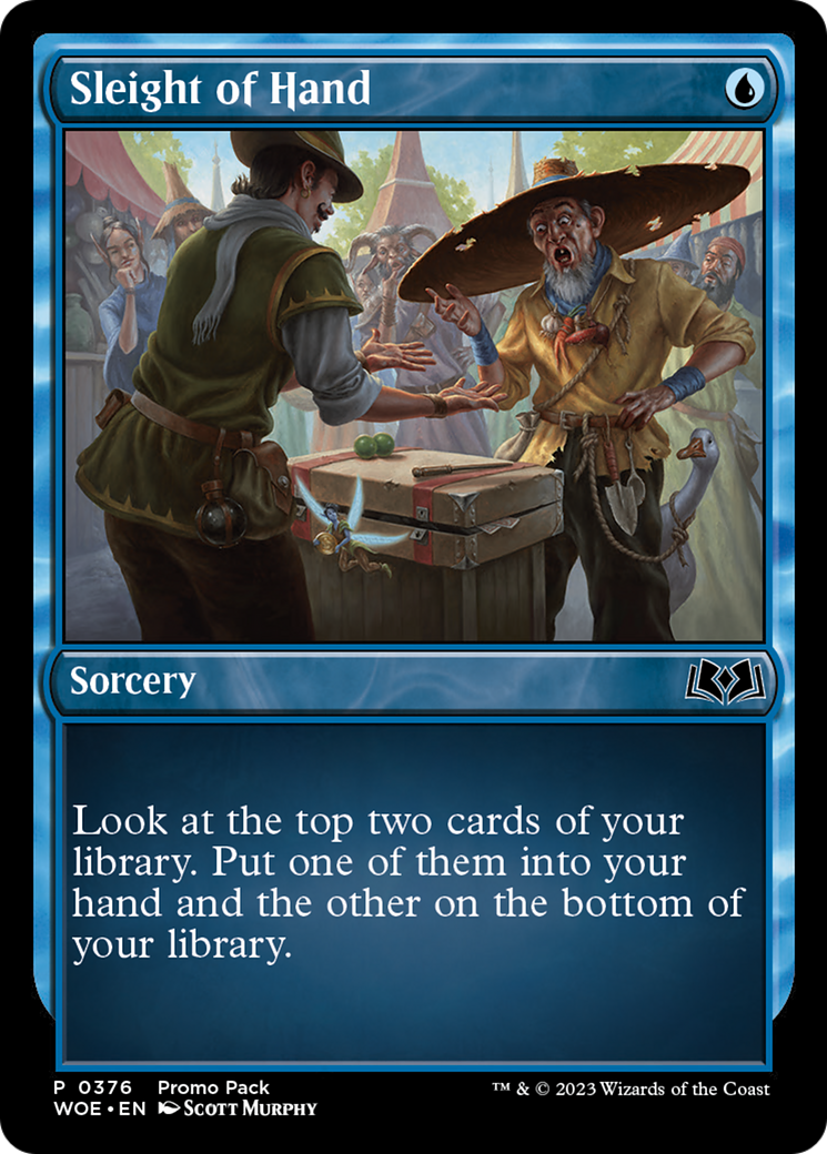 Sleight of Hand (Promo Pack) [Wilds of Eldraine] | Exor Games Bridgewater