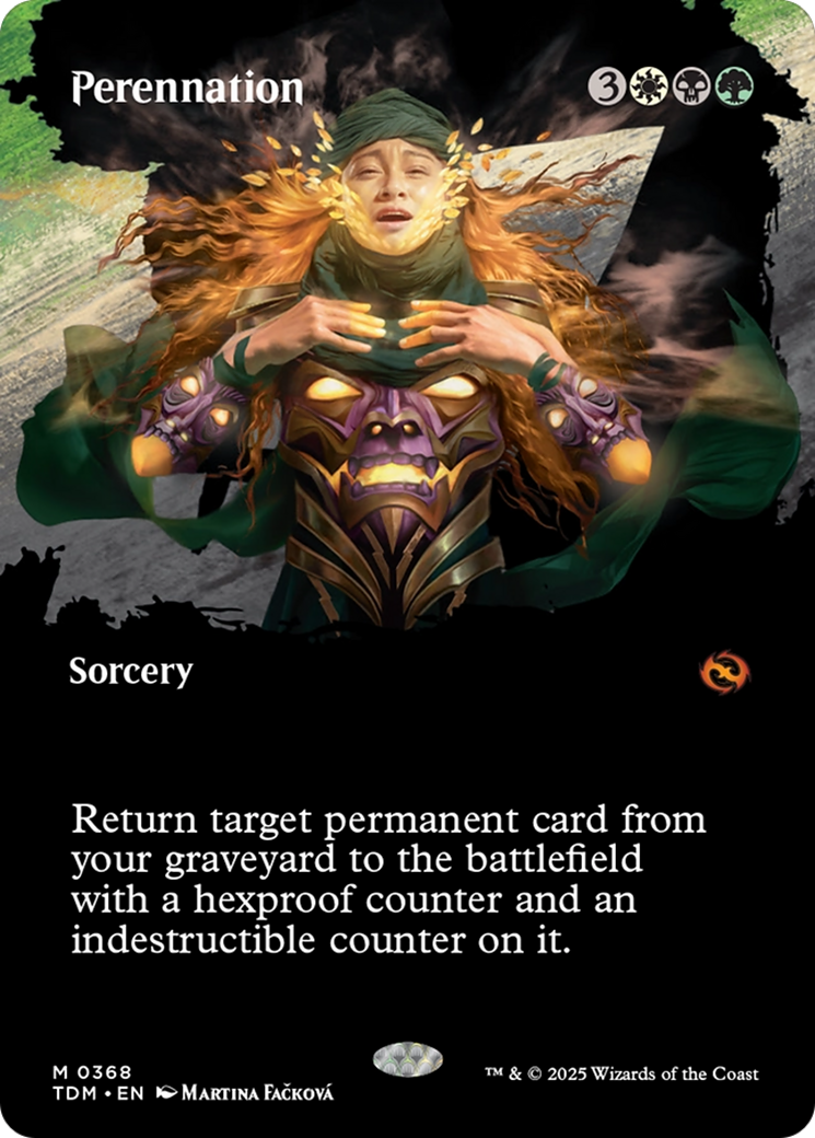 Perennation (Borderless) [Tarkir: Dragonstorm] | Exor Games Bridgewater