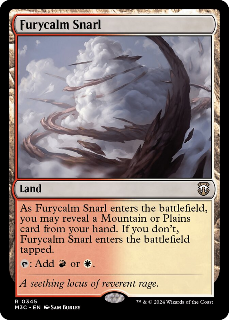 Furycalm Snarl (Ripple Foil) [Modern Horizons 3 Commander] | Exor Games Bridgewater