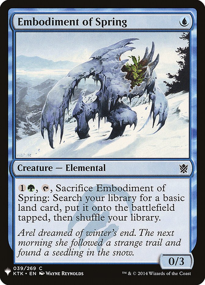 Embodiment of Spring [Mystery Booster] | Exor Games Bridgewater