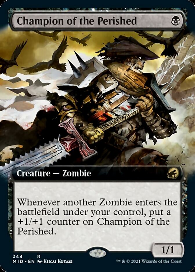 Champion of the Perished (Extended Art) [Innistrad: Midnight Hunt] | Exor Games Bridgewater
