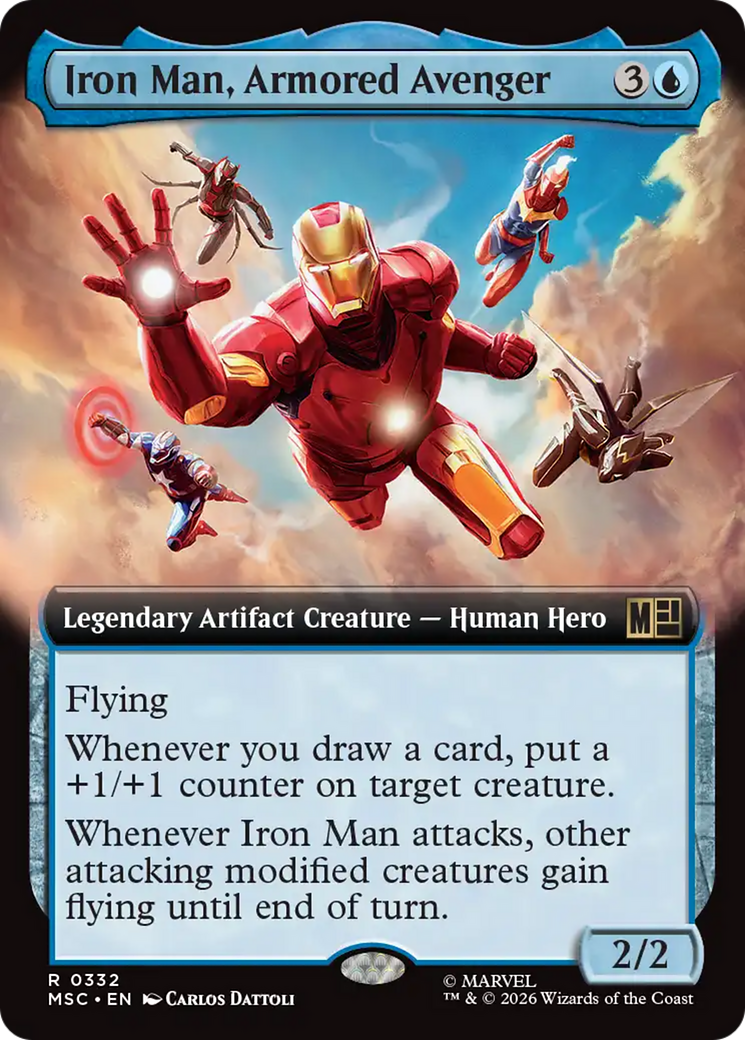 Iron Man, Armored Avenger (Extended Art) [Marvel Super Heroes Commander] | Exor Games Bridgewater
