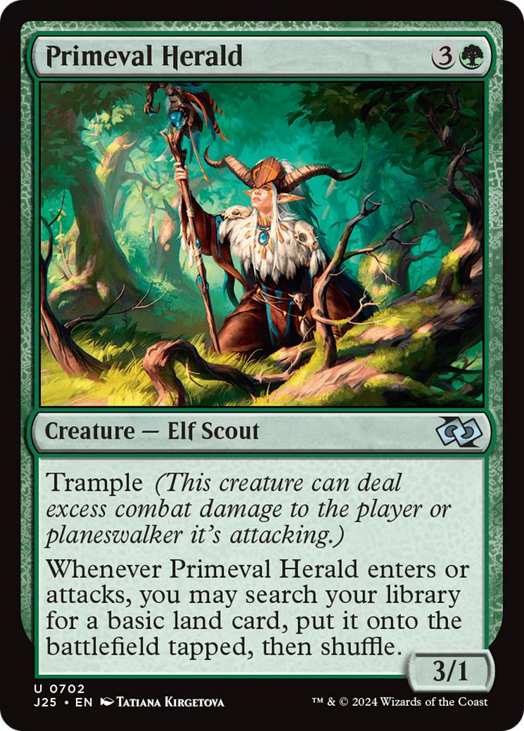 Primeval Herald [Foundations Jumpstart] | Exor Games Bridgewater