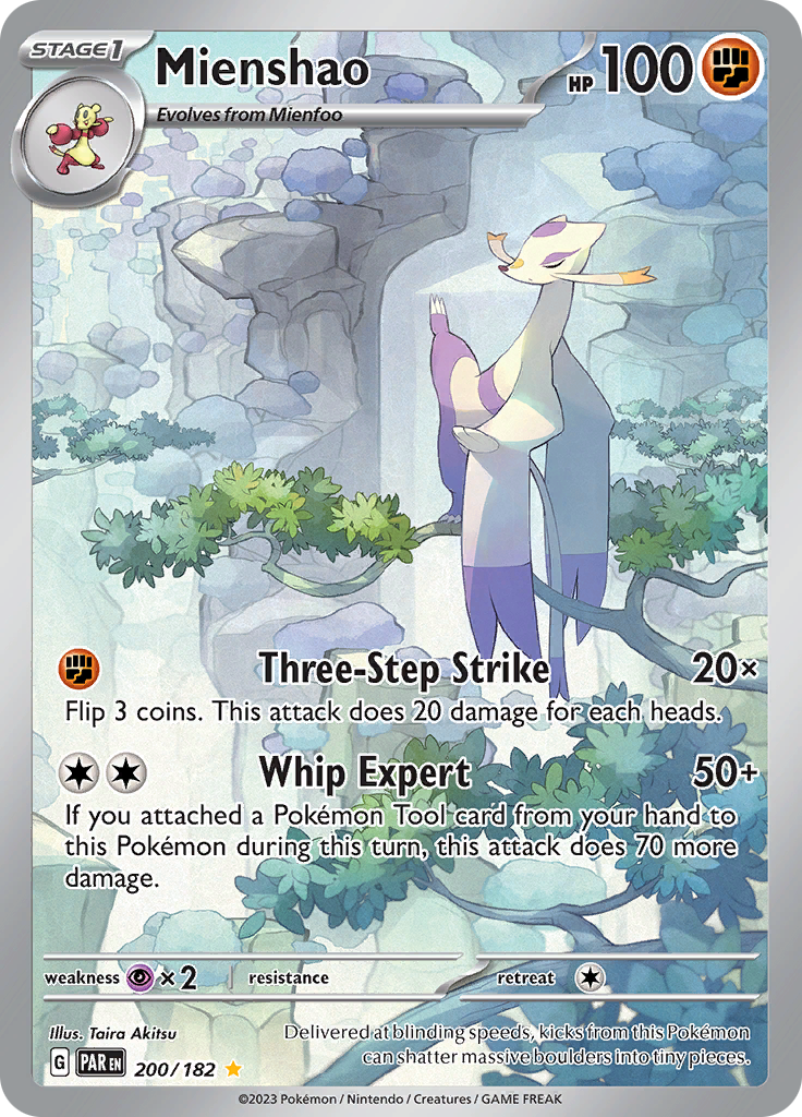 Mienshao (200/182) [Scarlet & Violet: Paradox Rift] | Exor Games Bridgewater