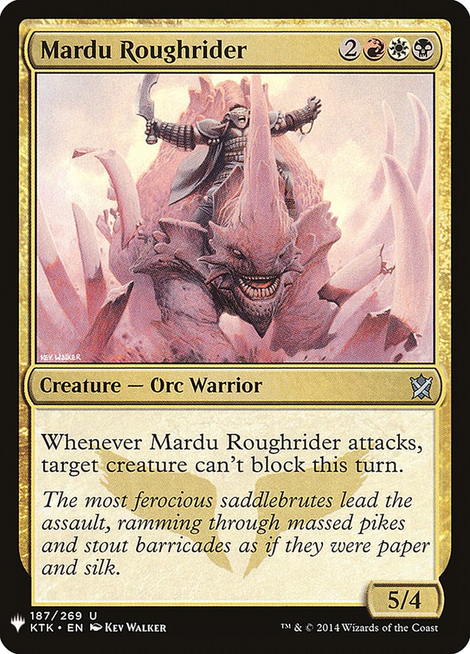 Mardu Roughrider [Mystery Booster] | Exor Games Bridgewater