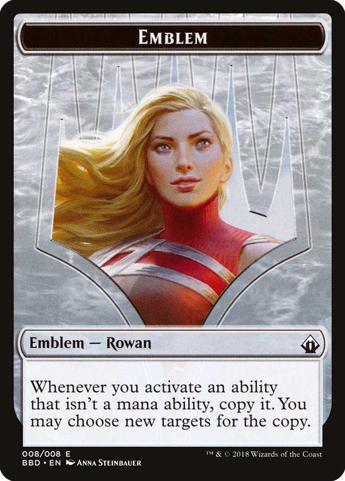 Rowan Kenrith Emblem [Battlebond Tokens] | Exor Games Bridgewater