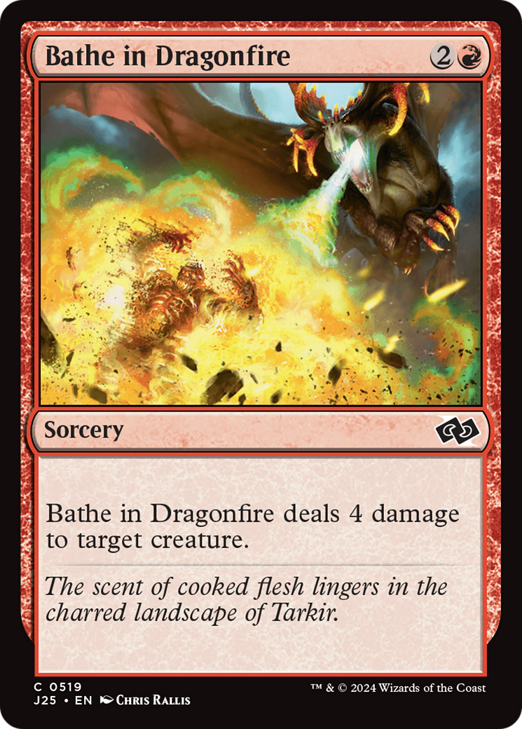 Bathe in Dragonfire [Foundations Jumpstart] | Exor Games Bridgewater