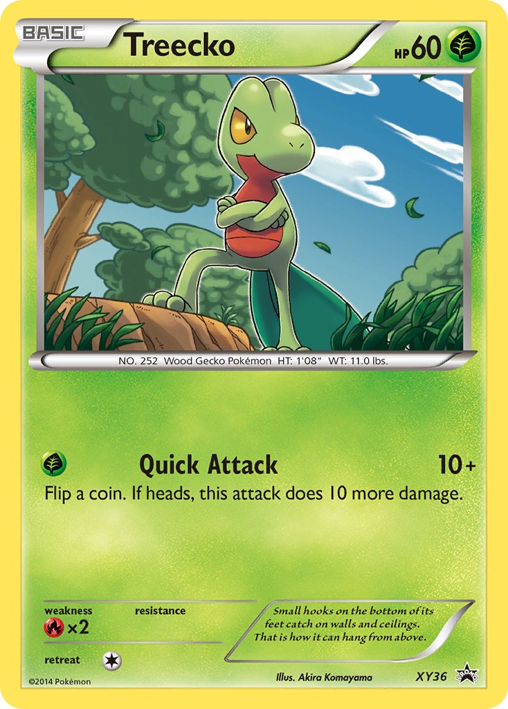 Treecko (XY36) [XY: Black Star Promos] | Exor Games Bridgewater