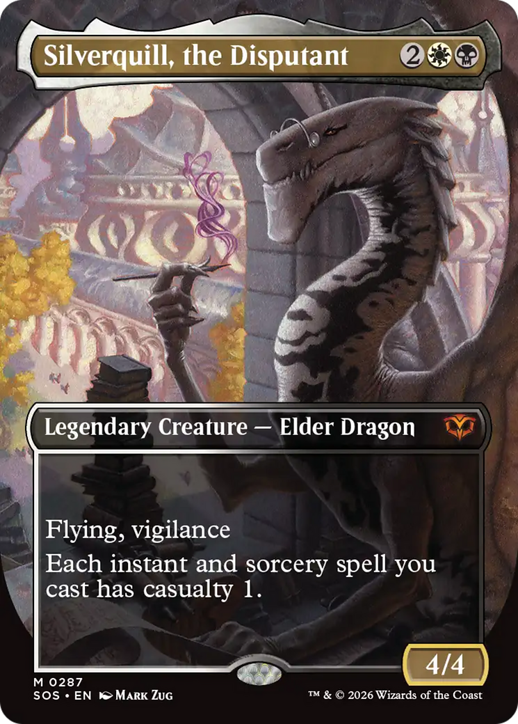 Silverquill, the Disputant (Borderless) [Secrets of Strixhaven] | Exor Games Bridgewater