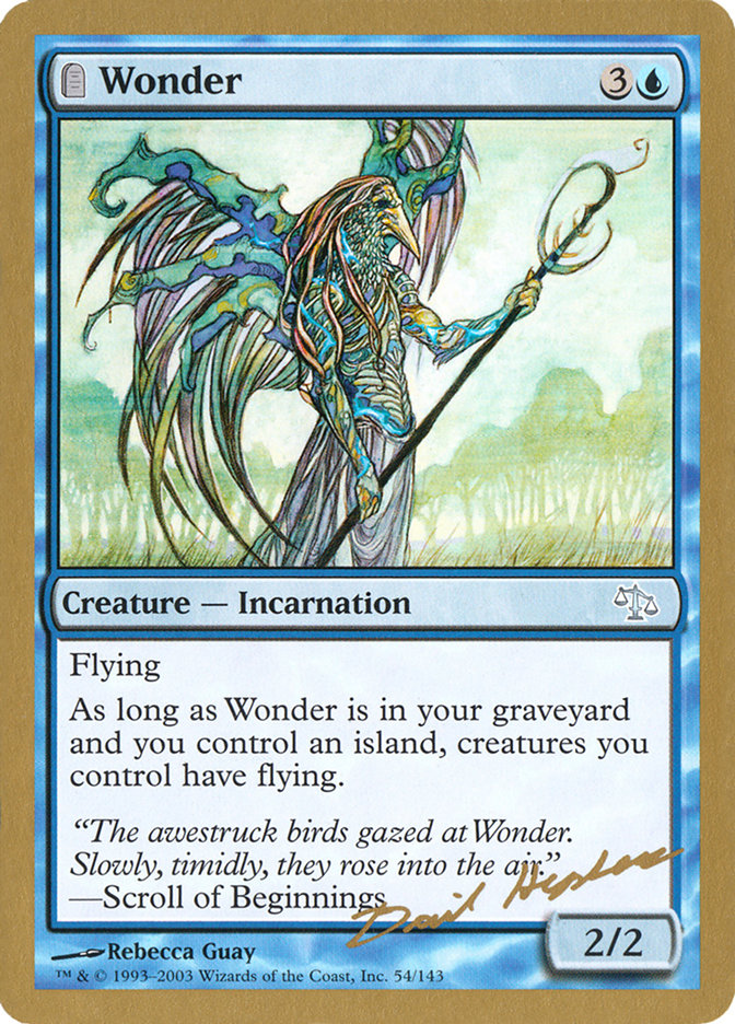 Wonder (Dave Humpherys) [World Championship Decks 2003] | Exor Games Bridgewater