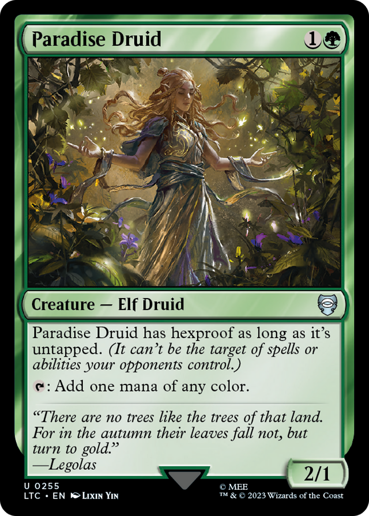 Paradise Druid [The Lord of the Rings: Tales of Middle-Earth Commander] | Exor Games Bridgewater