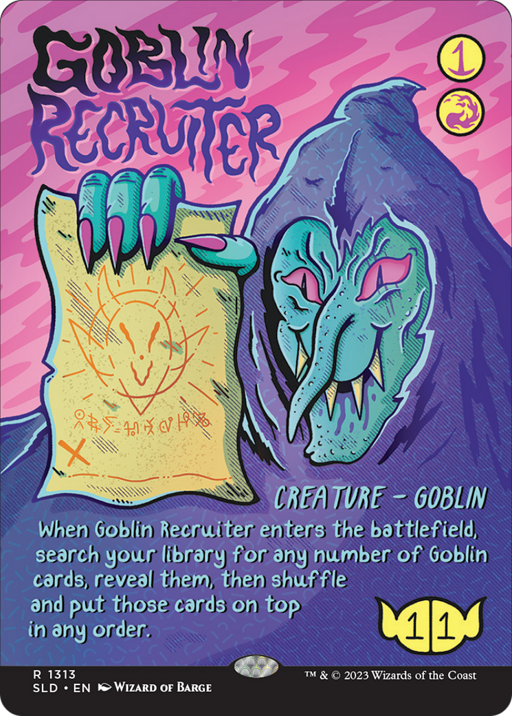 Goblin Recruiter (Rainbow Foil) [Secret Lair Drop Series] | Exor Games Bridgewater