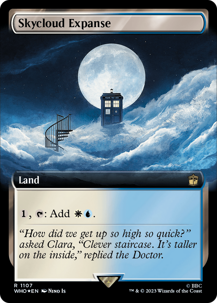 Skycloud Expanse (Extended Art) (Surge Foil) [Doctor Who] | Exor Games Bridgewater