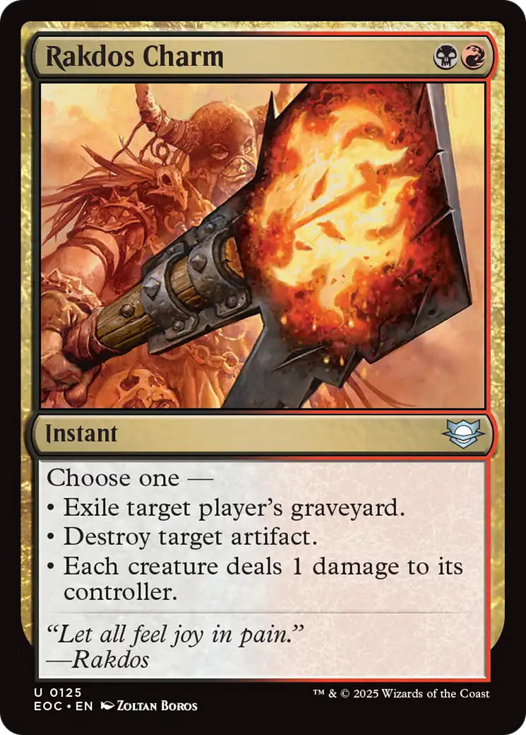 Rakdos Charm [Edge of Eternities Commander] | Exor Games Bridgewater