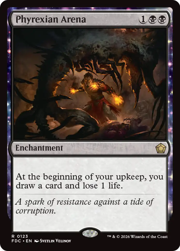 Phyrexian Arena [Foundations Commander] | Exor Games Bridgewater