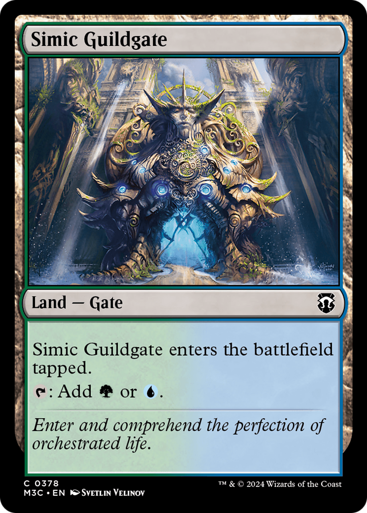 Simic Guildgate (Ripple Foil) [Modern Horizons 3 Commander] | Exor Games Bridgewater