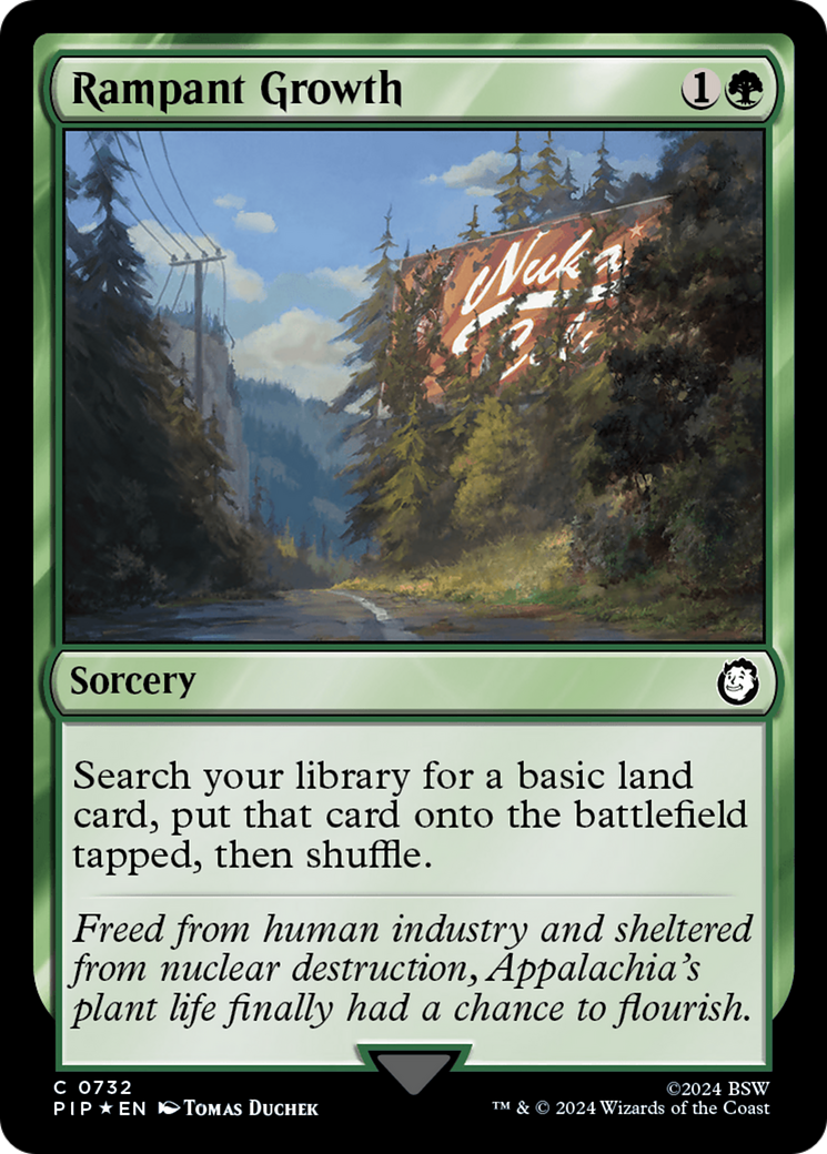 Rampant Growth (Surge Foil) [Fallout] | Exor Games Bridgewater