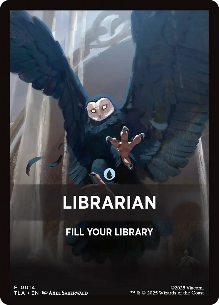 Librarian Theme Card [Avatar: The Last Airbender Tokens] | Exor Games Bridgewater