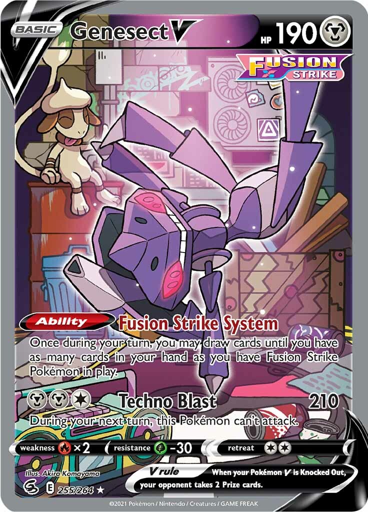 Genesect V (255/264) [Sword & Shield: Fusion Strike] | Exor Games Bridgewater