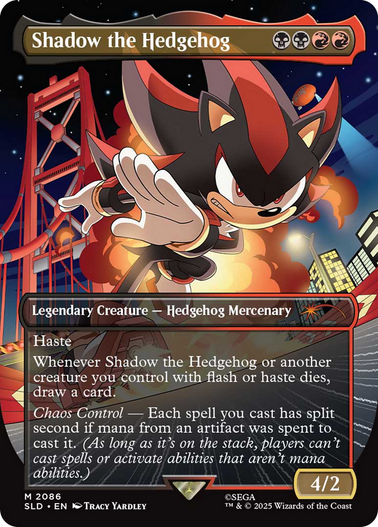 Shadow the Hedgehog (Rainbow Foil) [Secret Lair Drop Series] | Exor Games Bridgewater