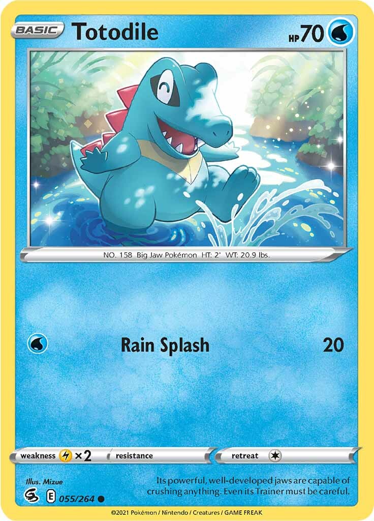 Totodile (055/264) [Sword & Shield: Fusion Strike] | Exor Games Bridgewater