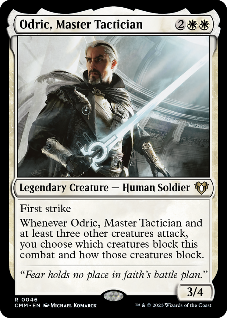 Odric, Master Tactician [Commander Masters] | Exor Games Bridgewater