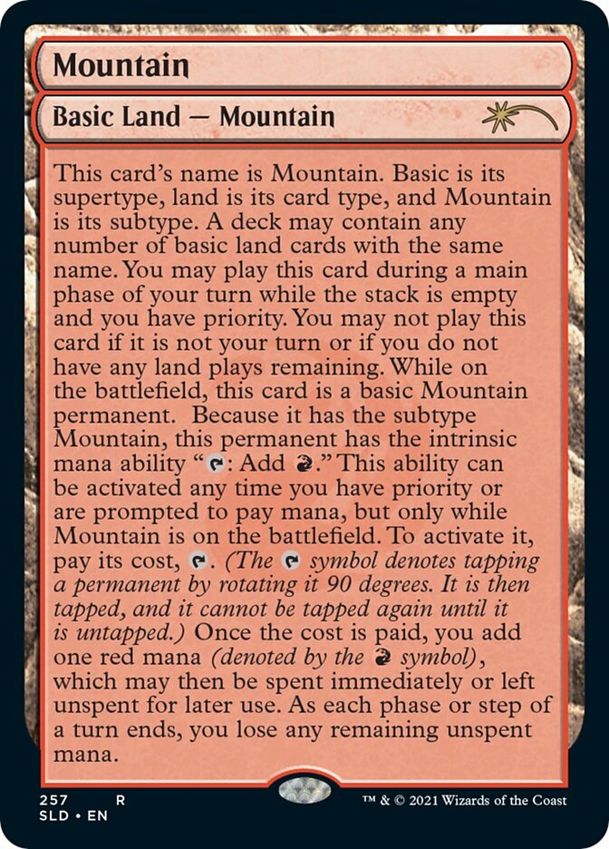 Mountain (257) [Secret Lair Drop Series] | Exor Games Bridgewater