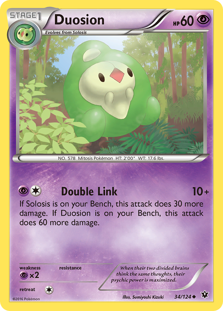 Duosion (34/124) [XY: Fates Collide] | Exor Games Bridgewater