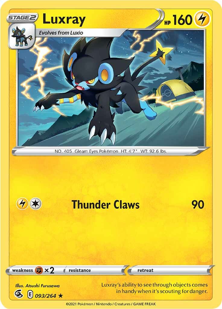 Luxray (093/264) [Sword & Shield: Fusion Strike] | Exor Games Bridgewater