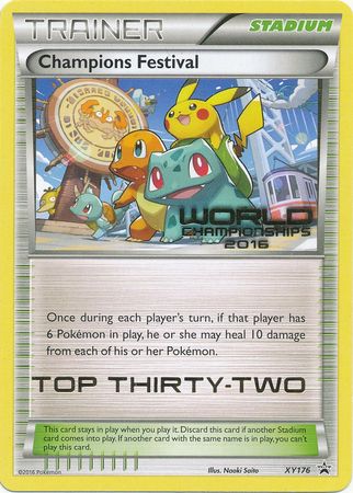 Champions Festival 2016 Top Thirty Two (XY176) [XY: Black Star Promos] | Exor Games Bridgewater