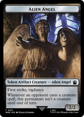 Alien Angel // Alien Warrior Double-Sided Token [Doctor Who Tokens] | Exor Games Bridgewater