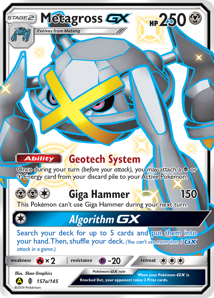 Metagross GX (157a/145) [Alternate Art Promos] | Exor Games Bridgewater