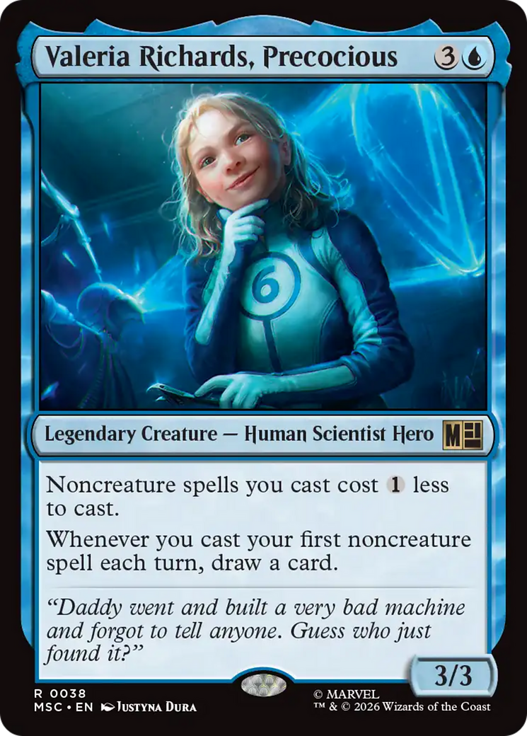 Valeria Richards, Precocious (Surge Foil) [Marvel Super Heroes Commander] | Exor Games Bridgewater