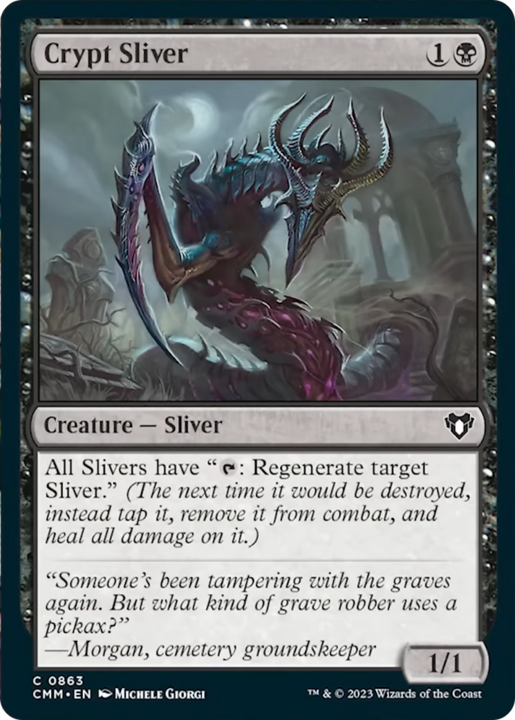 Crypt Sliver [Commander Masters] | Exor Games Bridgewater